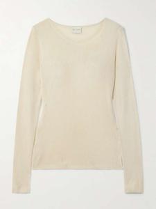 Футболка из ребристой ткани Deiji Studios, бежевый