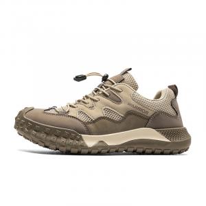 Мужские низкие ботинки для альпинизма и походов WARRIOR, Light Khaki Brown Coffee