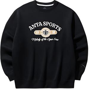 ANTA Базовый свитшот Life Collection черный