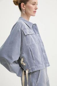 Джинсовая хлопковая куртка FAMKE Munthe, синий