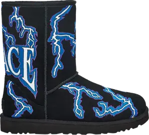 Кроссовки Palace x Classic Boot 'Lightning Pack - Black', черный