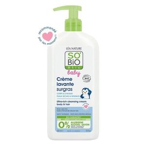 Ультранасыщенный крем для мытья тела и волос детей и младенцев, 500 мл So bio, Étic