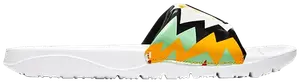 Шлепанцы Air Jordan Jordan Break Slide GS 'White Multi-Color', белый