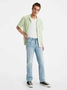 501 мужские джинсы оригинального кроя Levi's, цвет Stretch it Out - Light Wash - Stretch