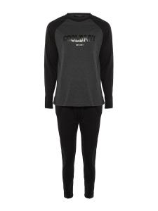 Длинная пижама Trendyol, черный