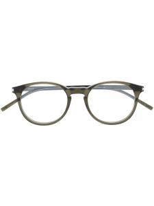 Очки в круглой оправе Saint Laurent Eyewear, зеленый