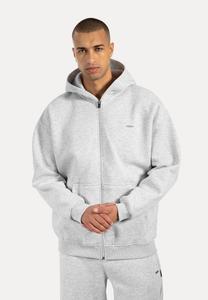 Толстовка Smilodox CEDRIK BASIC ZIPPER, Grau Melange/Mottled Grey