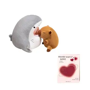 Акула головокружение коллекция собака резная птица кожа кот причудливые куклы плюшевая кукла 30см/40см высота Dolls and bears dance