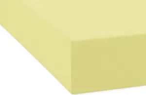 Простыня на резинке Dream Sleep Fine Flannel 120x200 см, цвет ванильный Traumschlaf