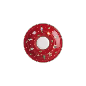 Блюдце для эспрессо Villeroy & Boch Toy's Delight, 12,2 см, красный