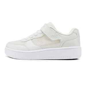 Skechers Kids Скользостойкие, износостойкие, дышащие низкие кеды Canvas White Kids'