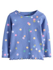 Рубашка Next gerippt, фиолетовый