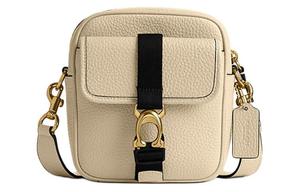 Кожаный наплечный рюкзак Beck, миниатюрная сумка-кроссбоди для мужчин, цвет Ivory COACH, Set (Bag+Dust Bag)