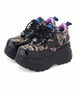 Кроссовки на платформе Yosuke Usa, цвет Black Pink