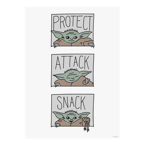 Фреска Komar The Child Protect Attack Snack, разноцветный