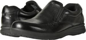 Лоферы Cam Moc Toe Slip-On Nunn Bush, цвет Black Tumbled Leather