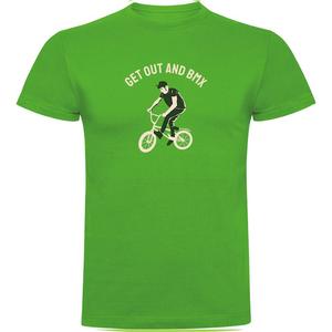 Футболка Kruskis Get Out And BMX, зеленый