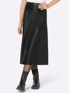 Юбка Creation L из искусственной кожи, черный