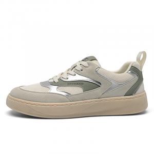 SEPTWOLVES Мужские белые кеды на низком ходу, цвет White (Standard Leather Shoe Size)