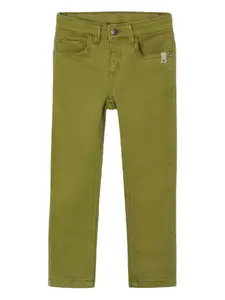 Брюки с петлями для ремня Mayoral, зеленый