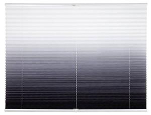 Плиссированные жалюзи GARESA Klemmfix, антрацит - белый - ширина: 65 см