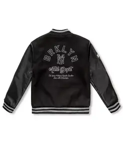 Куртка ваarsity Big Boys Brooklyn с нашивкой Ring Of Fire, черный