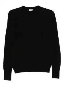Шерстяной свитер с круглым вырезом Alysi, черный