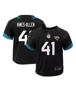 Детская игровая футболка Jacksonville Jaguars альтернативного дизайна Josh Hines-Allen, черная Nike