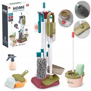 Детский набор для чистки, пылесос, подметальная машина, ведро, швабра, аксессуары Xxl Inna marka
