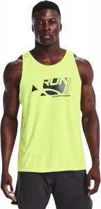 Under Armour мужская футболка CoolSwitch Graphic Singlet Tech Tank, Moonlight Yellow (911)