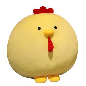 Fox fairy Большая желтая курочка плюшевая кукла длинная полоска 60см/80см/100см/круг 35см длина