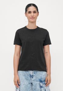 Футболка ONLY Petite ONLLUCY O NECK, Black /Black