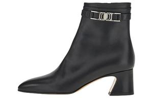Ботильоны женские Ferragamo Vara Ankle Boots Low-top, черный