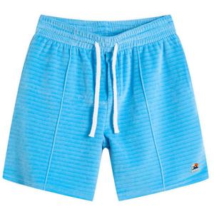 Велюровые шорты с защипами Casablanca, синий