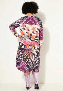 Платье-рубашка MIDI MIX OF PRINTED PATTERNS NECKLINE Angel of Style, белый