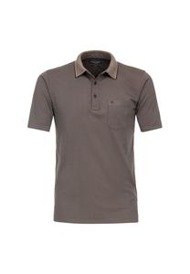 Мужская однотонная рубашка-поло CASAMODA, цвет Schlamm