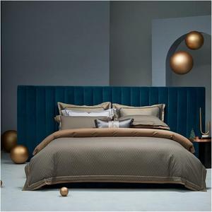 YUSIWOAL Комплект постельного белья Luxury 800TC Cotton Brown Boho Geometry Color 4