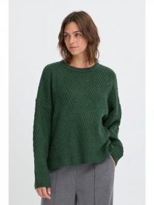 Oxmo Вязаный свитер OXBomma зеленого цвета