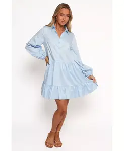 Женское мини-платье Carlotta с длинным рукавом Petal and Pup, синий