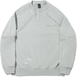 Мужская толстовка Li Ning Ultimate серого цвета с круглым вырезом, размер S (средний, стандартный)