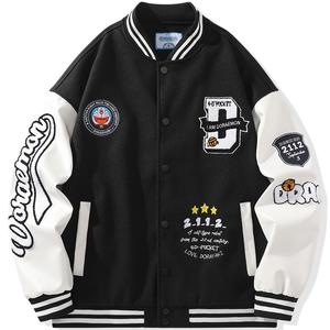 Бейсбольная куртка Unisex Doraemon, Кляйн Блю (Бейсбольный воротник)