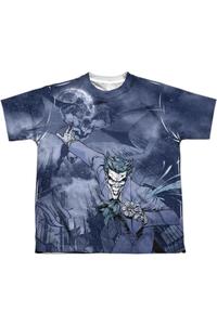 Футболка с коротким рукавом для детей Batman "Поймай Джокера" Gildan, белый