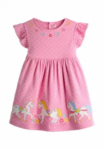 Трикотажное платье стандартного кроя Jojo Maman Bébé, Pink