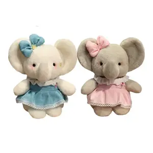 Плюшевая кукла Little Elephant And Little Rabbit высотой 25 см OUYIN