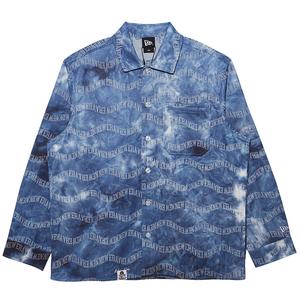 New Era Рубашка Unisex Tie dye Blue