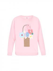 MyMo Женская толстовка светло-розового цвета