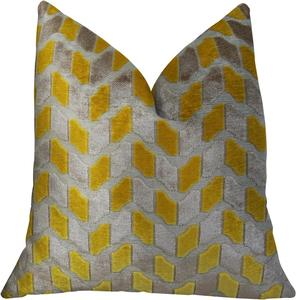 Plutus Brands Подушка Plutus Gold Snow стандартная Multicolored