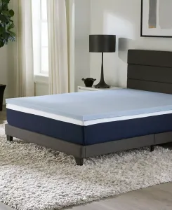 2-Дюймовый наматрасник из пеноматериала Tranquility, полный Comfort Tech, blue