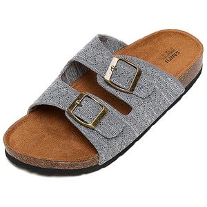 Three blessings Джинсовые слайдеры для женщин, цвет Denim Blue