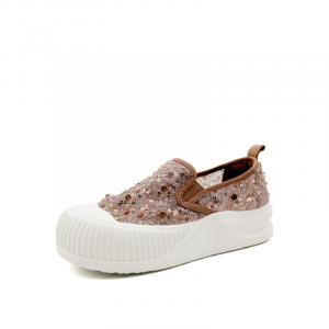 Лоферы женские Joy&Mario, серый